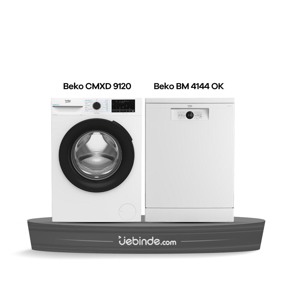 Beko 2 li &#199;amaşır ve Bulaşık Paketi-27 (CMXD 9120 + BM 4144 OK)